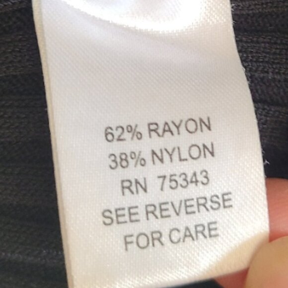 TORN by RONNY KOBO RIBBED KNIT STRIPED SWEATER TOP PEPLUM RUFFLE HEM sz XS - Picture 8 of 8